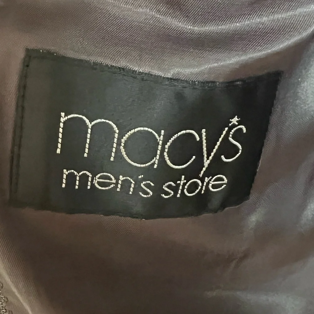 Ralph Lauren for Macy’s Men's size 40R Gray 2 button sport coat/ blazer